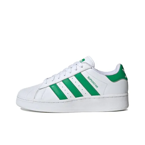 Adidas Originals SUPERSTAR XLG Low Топ Скейтборд Кроссовки Унисекс Белый Зеленый
