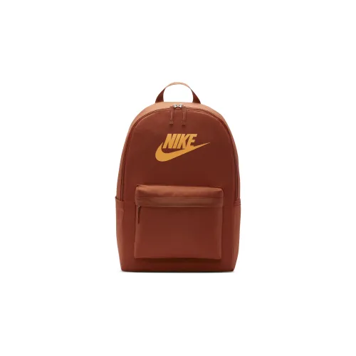 Nike Heritage Polyester Backpack Regular Unisex Brown Найк Heritage Полиэстер Рюкзак Стандартный Унисекс Коричневый