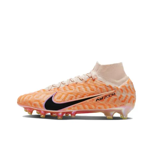 Nike Mercurial Superfly 9 Elite Футбольные бутсы MID Топ Апельсин Мужской