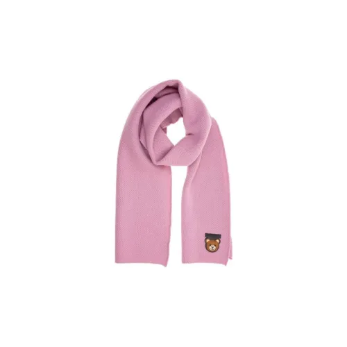 MOSCHINO Шарфы из шерсти Wool Knit Розовые Женские