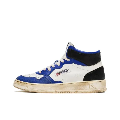 AUTRY Medalist High Топ Скейтборд Кроссовки Женские Черный Белый Синий