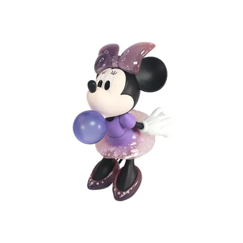 Disney Пузыри Minnie Фиолетовый Фигурка Настольный Декор Коллекция Toy Модные Фигурки 15 см
