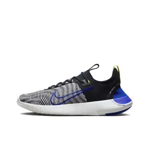 Nike Free RN Low Топ Повседневные Беговые Кроссовки Мужские Черные