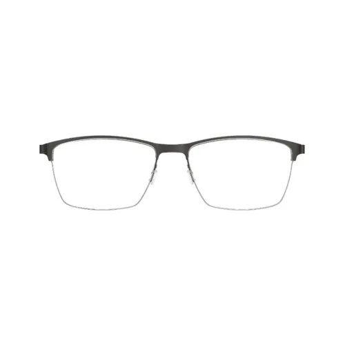 LINDBERG Титан Прямоугольные Оправы для очков Унисекс Черный