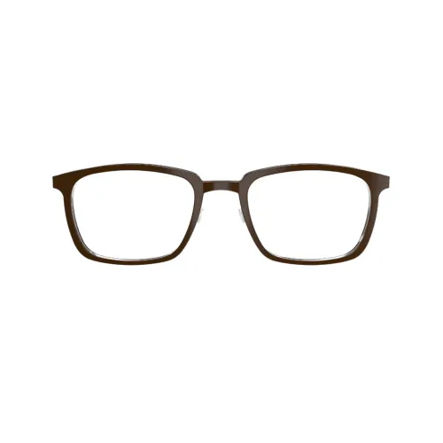 LINDBERG Титан Прямоугольные Оправы для очков Унисекс Черный