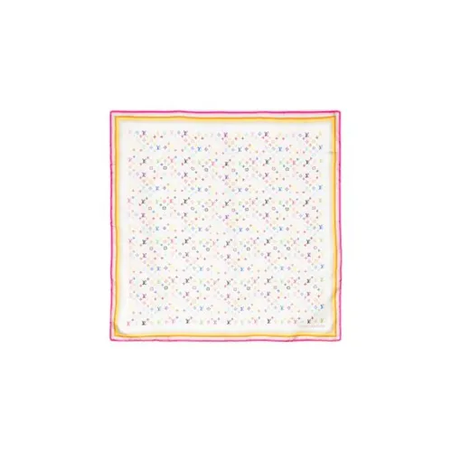 LOUIS VUITTON Шелковые шарфы Женские Многоцветные
