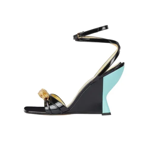 GUCCI Dora Сандалии One Strap Sandals 10 см Женские Черные