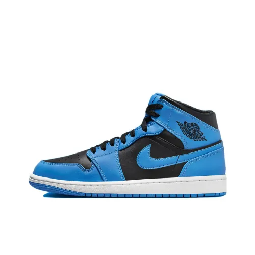 Jordan Air Jordan 1 Винтажные баскетбольные кроссовки MID Топ Мужской