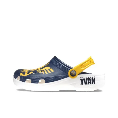 Crocs Classic Clog US Темно-синий Синий Sabo Унисекс Белый