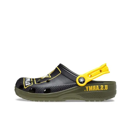 Crocs Classic Clog US Army Sabo Unisex Black Крокс Классический Сабо US Army Унисекс Черный