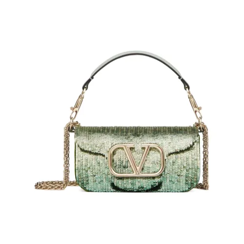 Valentino Locò Вышивка Портативная Сумка через плечо Маленькая Женский Светло-Зеленый