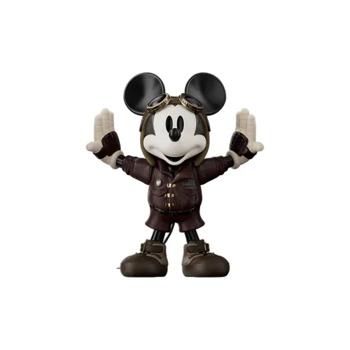 Disney Pilot Mickey Mouse Настольный украшение Коллекция Toy Кукла Модные Фигурки 28 см