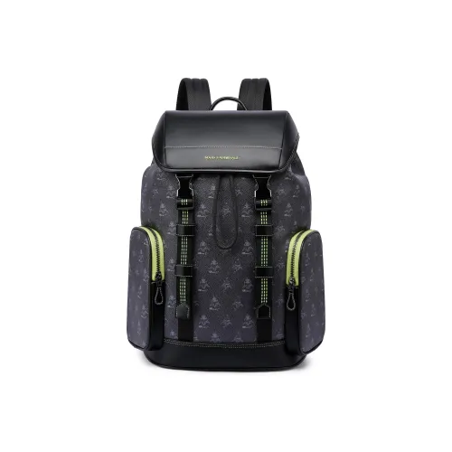 FAIRWHALE ПВХ Рюкзак Большой Унисекс Свинцово-серый Абрикос