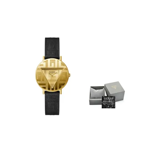 GUESS Кварцевый механизм Женские часы 36 мм Золотые