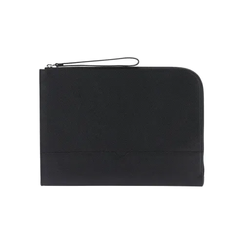 Valextra Телячья кожа Клатч Мужской Черный