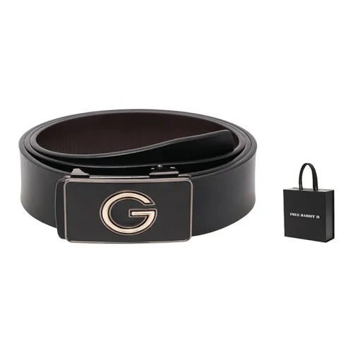 FREE RABBITⅡ Автоматическая застежка письмо деловой повседневный стиль ремень мужской