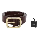 Коричневый, золотой, пряжка + ограниченная подарочная коробка