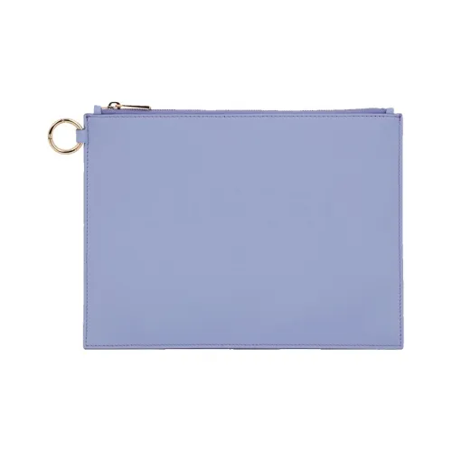 LANCEL Клатч из коровьей кожи стандартный женский синий