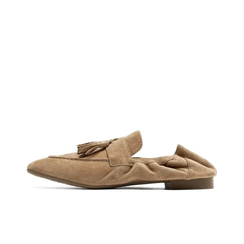 ELLE Лоферы 1,5 см Женские Абрикос