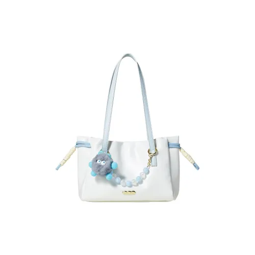 MIFFY Мягкая кожа Сумка через плечо Средняя Женская Экрю хаки