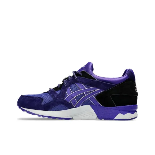 Asics Gel Lyte 5 Godai Баклажаново-фиолетовый Амортизация Износостойкий Низкий Топ Беговые кроссовки Унисекс Фиолетовый