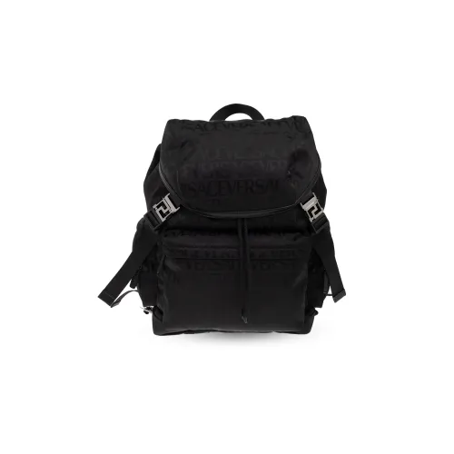 VERSACE Полиамид Рюкзак Мужской Черный