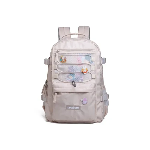 COWBONE Нейлон Ноутбук Сумка Рюкзак Средний Унисекс Экрю