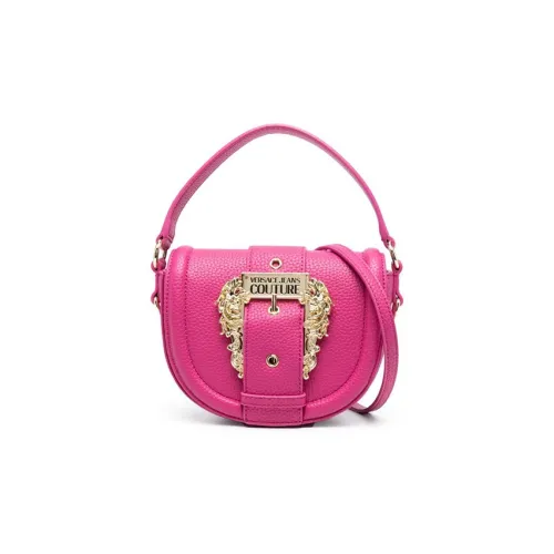 VERSACE JEANS COUTURE Полиуретан Портативная Сумка через плечо Сумка на плечо Стандартная Женская Фуксия