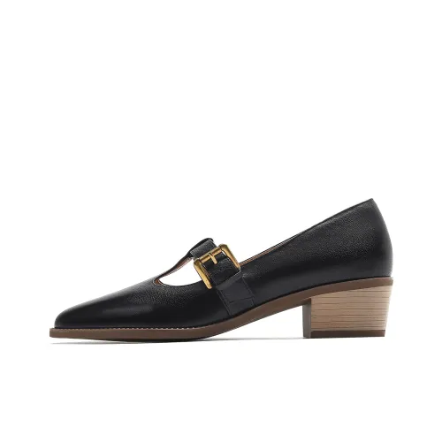 HARSON Грубый каблук Мэри Джейн туфли 4,3 см женские