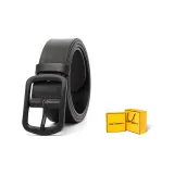 Чёрные полосы, металлическая пряжка + жёлтая коробка