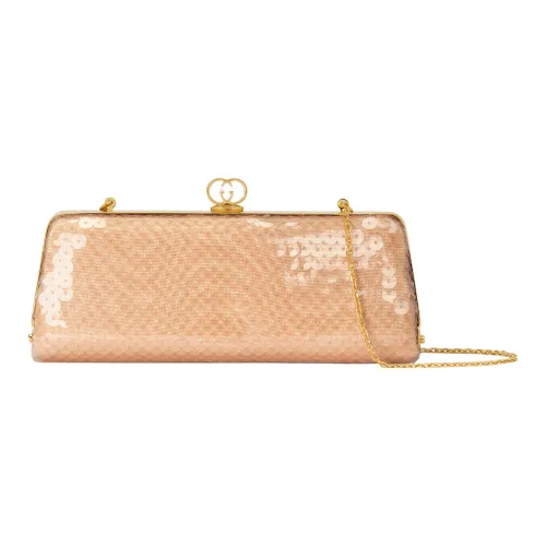 GUCCI Broadway Ткань Evening Клатч Сумка Маленькая Женская Бежевая
