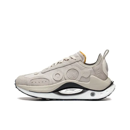 LINING Shadow CRC Rebound Низкий Топ Casual Женский Moon Серый