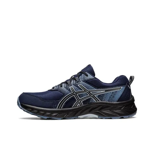 Asics Gel Venture 9 Low Топ Беговые кроссовки Мужской Глубокий морской синий