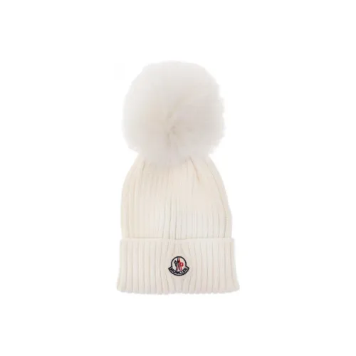 Moncler Шерстяные Шапки Белый Детский