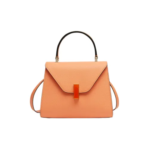 Valextra Iside Millepunte Телячья кожа Сумка через плечо Сумка Мини Женская Апельсин