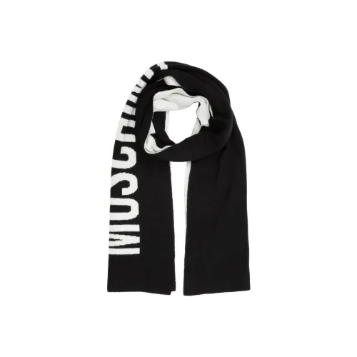 MOSCHINO Вязаные шарфы Мужской Черный