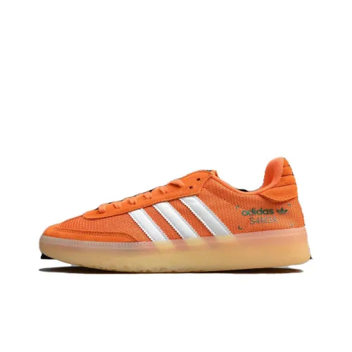 Adidas Samba RM Low Топ Скейтборд Кроссовки Мужские Оранжевые Белые