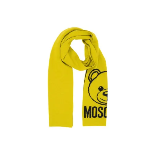 MOSCHINO Вязаные шарфы Желтые Женские