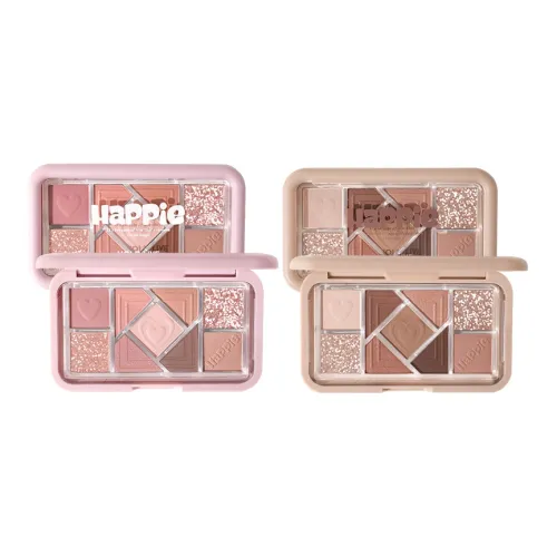 Hold Live Маленькая Розовая Рамка с Девятью Цветами Тени для глаз Легко Смесь Сияние Естественный