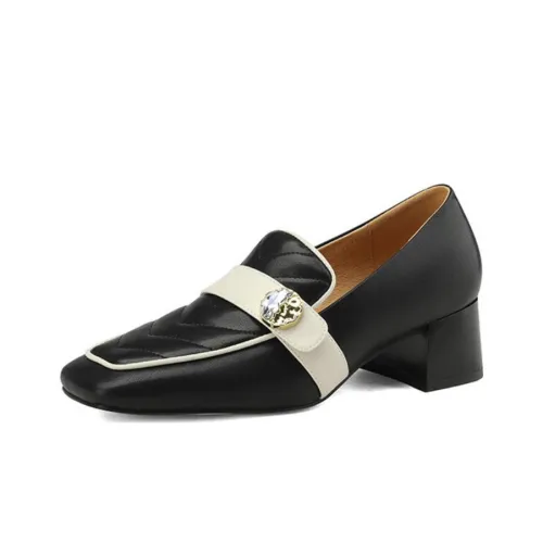 F·LOVES·f Лоферы 5,5 см Женские Черные