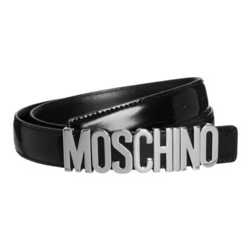 MOSCHINO Кожаные ремни, черный, женский