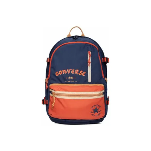 Конверс Полиэстер Рюкзак Большой Унисекс Синий Оранжевый