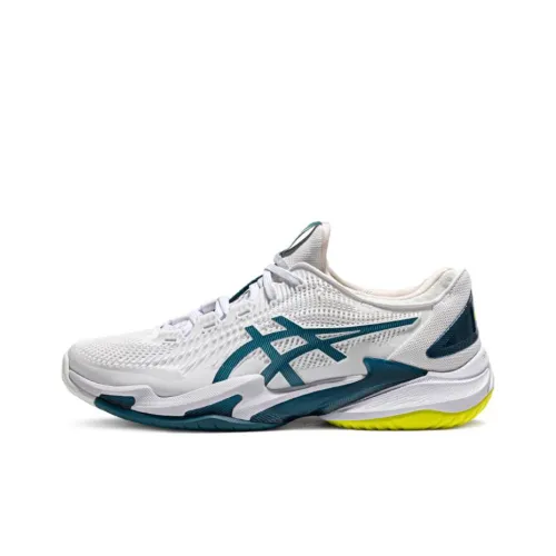 Asics Court FF 3 Low Топ Теннисные Кроссовки Мужские Белые Синие