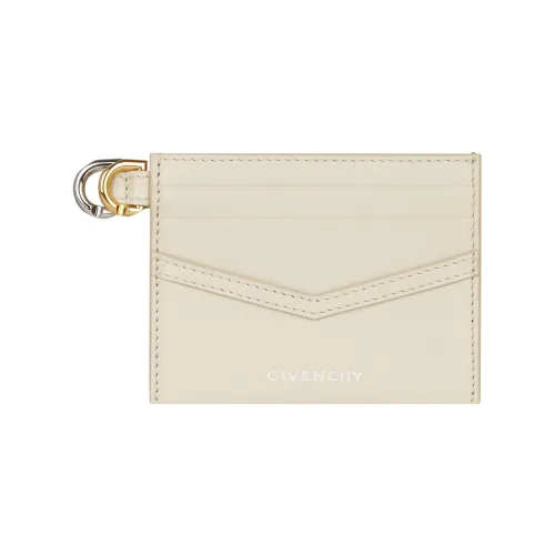 Givenchy Voyou Коровья кожа Держатель для карт Женский Бежевый