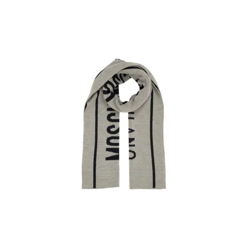 MOSCHINO Вязаные шарфы Gray Men's