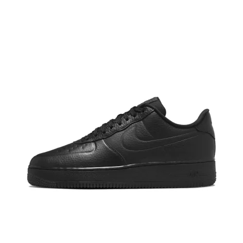 Nike Air FORCE 1 Скейтборд Кроссовки Низкие Черные Мужские
