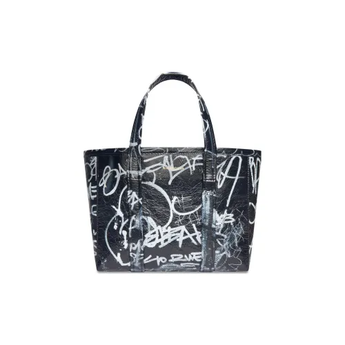 Balenciaga Lambskin Tote Bag Shopping Bag Shoulder Bag Handbag Regular Women's Black