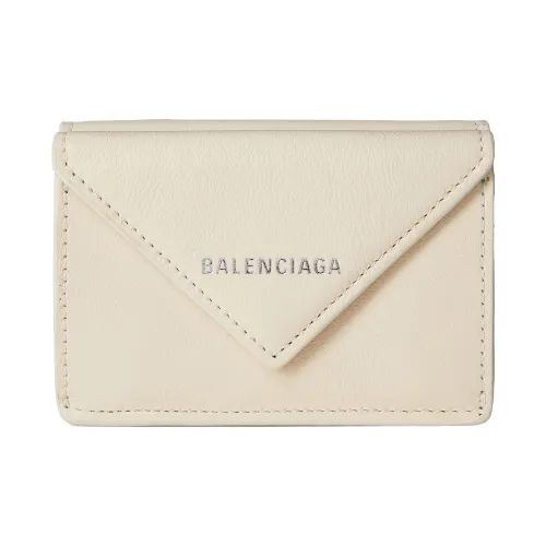 Balenciaga Кожа Кошелек Женские Крем