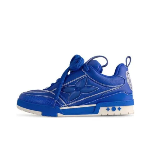 LOUIS VUITTON Skate Low Топ Скейтборд Кроссовки Мужские Синие