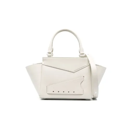 Maison Margiela Snatched Телячья кожа Сумка через плечо Сумка Женская Цвет Слоновая кость